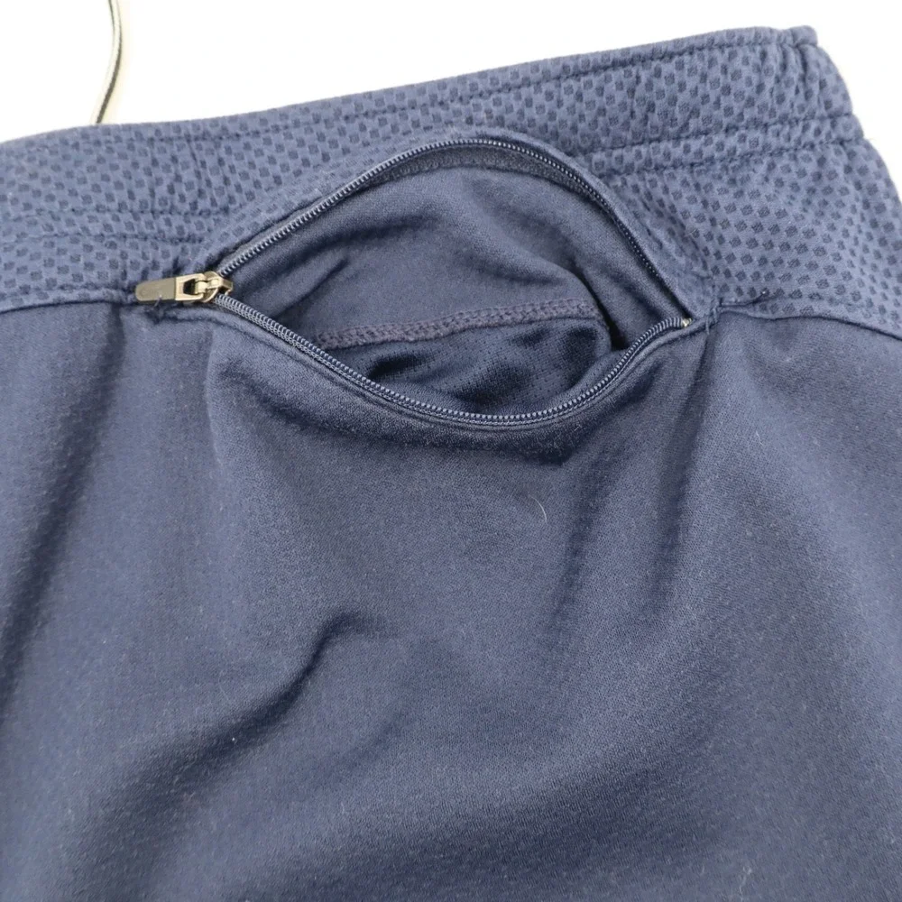 Nike Basketball Shorts Mens XXL Navy Rice University‎ Owls Fit Dry Zip Pocket
